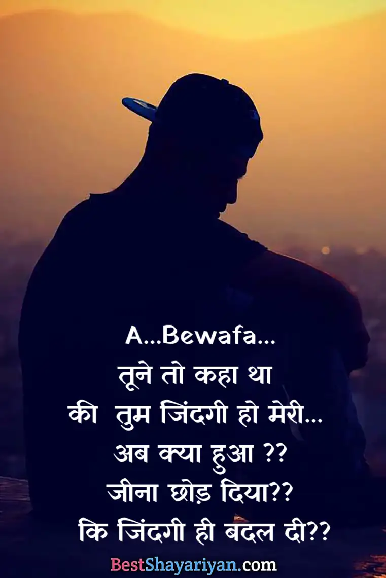 bewafa status hindi