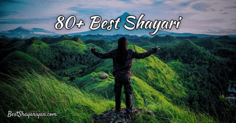 80+ Best Shayari (बेस्ट शायरी) 2023
